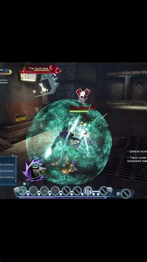 beating the huntress #gameplay #dcuo #dcuniverseonline #gaming