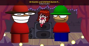 3D Bambi and UNFAIR Bambi Psych Ports Mod for Friday Night Funkin' | FNF Mods