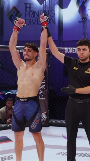 UAE Warriors on Instagram: "Shadi Kabbani closes the fight with a first-round TKO. Fast, sharp, and controlled. #UAEWarriors #RoadToAbuDhabi #Lebanon"