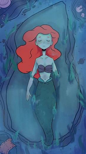 🧜‍♀️ #draw #animacion #princess #fyp #lasirenita #katebush #mermaid