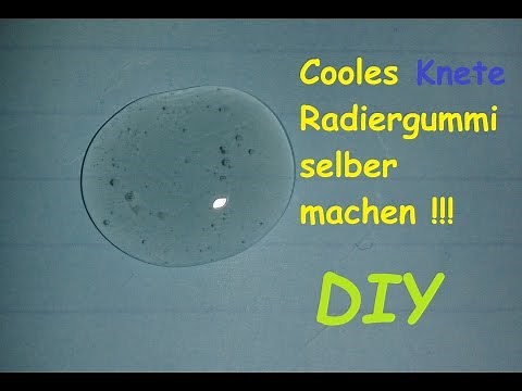 Make/build your own kneadable eraser – DIY instructions, here's how it's done!