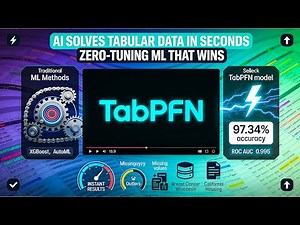 NO Training Needed! TabPFN: The Tabular AI That Gives SOTA Results FAST