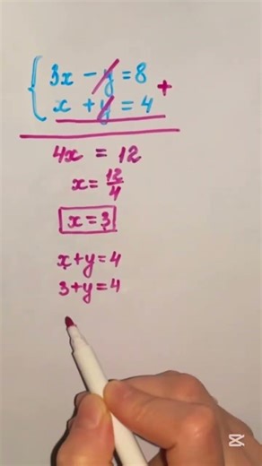 Solve the system of equations | Equations |#mathstricks #maths #harvard #usa #shorts #education
