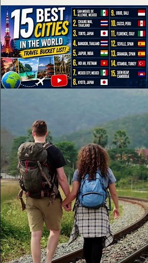 Travel Bucket List: 15 Best Cities in the World 🌎 | FREE App | travelbuddyllc.com