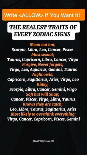 The Realest Traits Of Every Zodiac Signs | Astrology Truth #zodiac #zodiacsigns #astrology #tarot