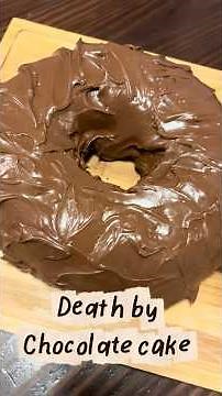 Death by Chocolate Cake | Box Cake Mix Hack #easycake #cakemix #cakehacks #chocolatecake #cake