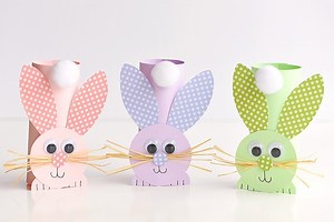 How to Make Paper Roll Bunnies