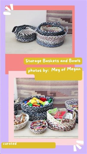 14 Easy DIY Woven Fabric Basket Tutorials