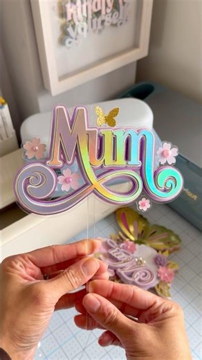 ASMR | Cricut Cake Topper | Tutorial & Design | Cricut Joy 2