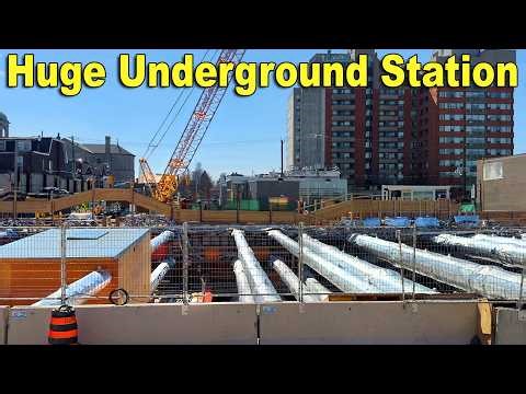 NEW Ontario Line Pape Station: Massive TRANSFORMATION & Construction Update