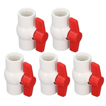 PVC Fittings Ball Valve Pool Shut Off Valve PVC Valve Automotive Water Pipe,5Pcs Water Supply Ball Valve PVC Plastic Screw Switch Tubing Hose Pipe Quick Connect Fittings - Walmart.ca