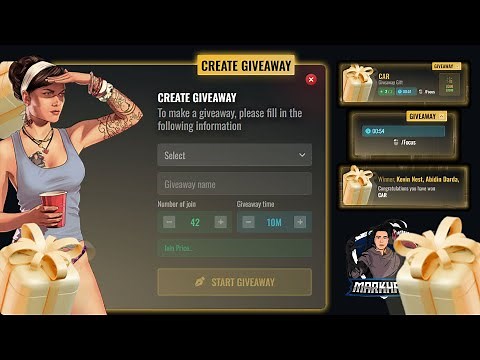 FiveM Giveaway Script - Izzy-Giveaway Script - QB / ESX