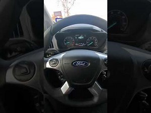 How to reset the service light on the Ford Transit Connect van?