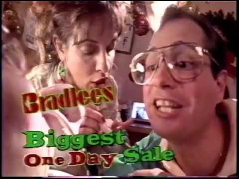 Bradlees (New England department store) commercial, December 1995