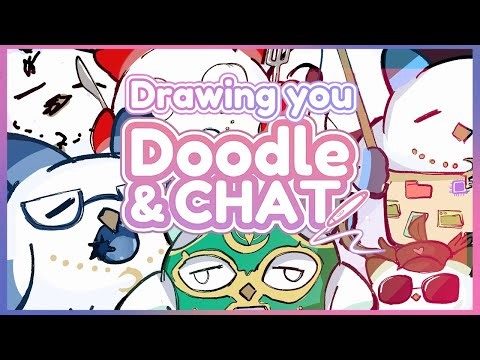 Drawing your custom pfp!【Doodle & Chat】