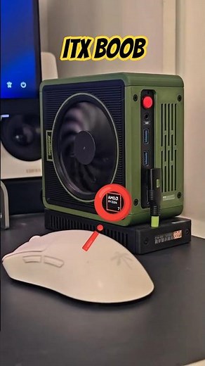 Mini PC Monster! HX370 mit Custom Cooling & Zaku Design 🚀 Mini itx pc in 2026 #gaming #desksetup
