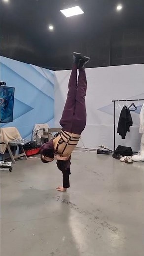 날 따라 해봐요 이렇게😉 #미스터트롯2 #아이돌부 #몰래한사랑 벌스걔 물구나무걔