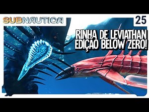 Luta de Leviathan! Shadow Leviathan VS Chelicerate! Quem ganha? Edição - Subnautica Below Zero