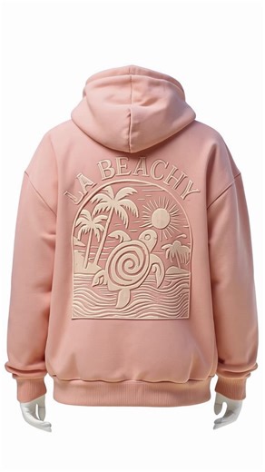 LaBeachy Comfort Over Sized Hoodies- Combed Kangaroo Fur with Lined Silk inside Hoodie