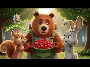 Barnaby Bear's Berry Dilemma: A Kids Story About Sharing | Animated Forest Adventure for Children