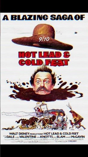 HOT LEAD AND COLD FEET 9/10 (1978) JIM DALE DON KNOTTS