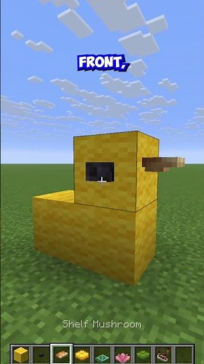 Ridable Minecraft Duck! 🤯 How to Build #minecraft