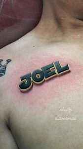 tattoo repair #3dfont #nhadztattoo #nhadztattootorial #marikinatattooartist | Nhadz Tattootorial