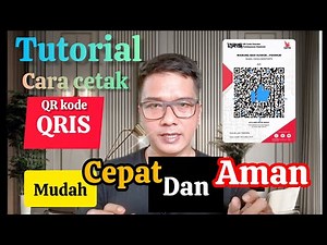 TUTORIAL CARA MENCETAK QR KODE MUDAH DAN CEPAT