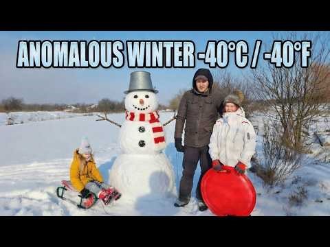 Coldest Winter in 10 Years! −40° Extreme Frost… Life in the Village