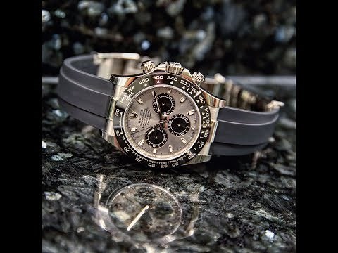 NEW Rolex Oysterflex Daytona in white gold, 116519LN