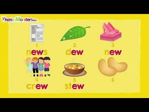 Level 3 - Video 7.4 Practice /ew/ ~ PhonicsMonsters.com