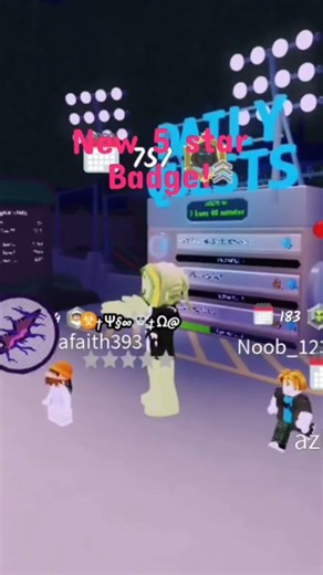 new 5 star badge? #roblox #99nightintheforest #shorts