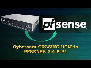 How to Install PfSense to Cyberoam CR35iNG UTM Hardware?