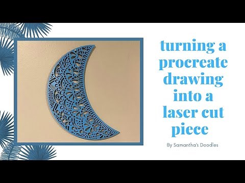 Turning a Procreate Doodle into a Working Laser Cut File