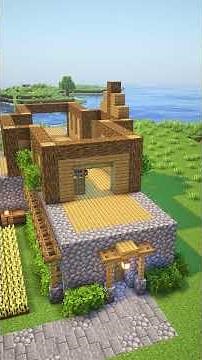 Minecraft Farmer House 🌾 #minecraft #shorts #eye4steel