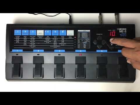 Boss ME-6 Japan | Demo Sound Modulation & Drive