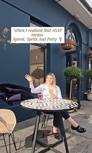 2.5K views · 12 reactions | When you realise that ASAP means Aperol, Spritz And Party ! ☀️ #SpritzSeason #SpritzLovers #Summer #Refreshing #CocktailTime #Bar #park89 #midletonparkhotel #midleton | Talbot Hotel Midleton | Facebook