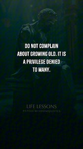9.8K views · 167 reactions | Life Lessons to Learn in Youth and Avoid Regrets in Old Age #lifelessons #quotes #motivation #stoicism | Stoic Wisdom Quotes | Facebook