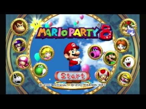 Mario Party 8 - Title Screen