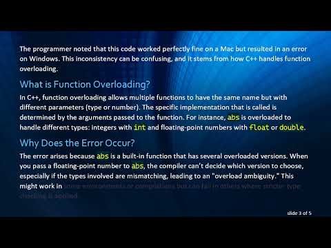 Resolving the more than one instance of overloaded function "abs" Error in C+ + Programming