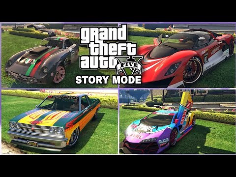LATEST CARS LIVERY| GTA 5 STORY MODE