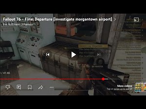 Fallout 76 - Final Departure [investigate morgantown airport]