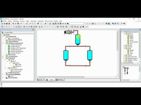 Ecran d'exploitation UNITY PRO XL