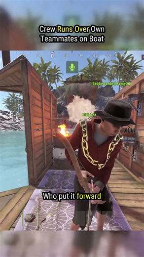 Crew Runs Over Own Teammates on Boat Ohmwrecker #Rust #RustIsles #RustEvent