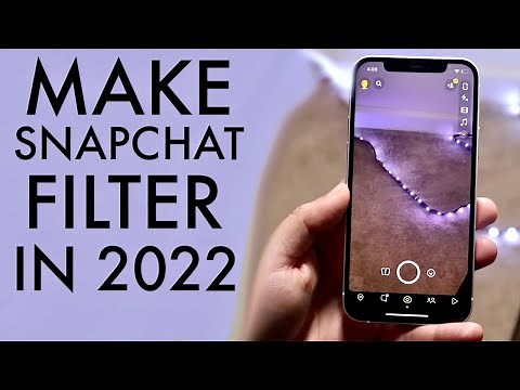 How To Make a Snapchat Filter! (2022)
