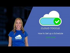 CLOUD TOGGLE | How to set up a schedule