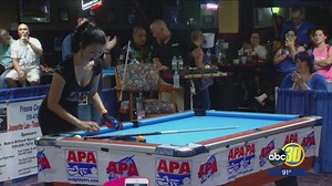 Champion pool player Jeanette Lee comes to Fresno to support boy battling leukemia