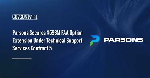 Parsons Wins $593M TSSC 5 Option Extension