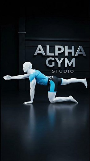 From Wobbly to Stable: Bird Dog Pose Tutorial 🐾 #shorts #yoga #tutorial #chest