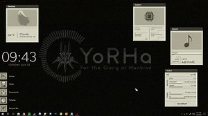 NieR: Automata themed desktop